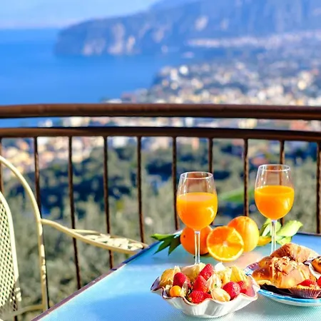 Villa Caruso Sorrento Private Heated Pool & Sea View Sorrente