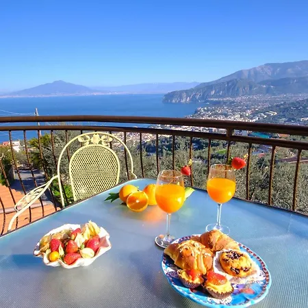 Villa Caruso Sorrento Private Heated Pool & Sea View Villa